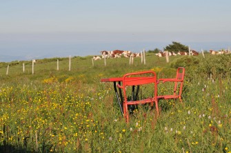 Inauguration du Buron de la Croix St Robert